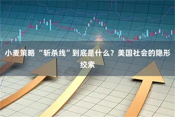 小麦策略 “斩杀线”到底是什么？美国社会的隐形绞索